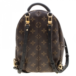 Pre Owned Louis Vuitton World Tour Monogram Canvas Mini Palm Springs Backpack