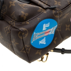 Pre Owned Louis Vuitton World Tour Monogram Canvas Mini Palm Springs Backpack