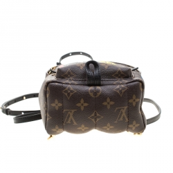 Pre Owned Louis Vuitton World Tour Monogram Canvas Mini Palm Springs Backpack