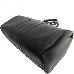 Pre Owned Louis Vuitton Black Epi Leather Keepall 45 Bag