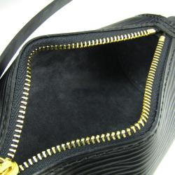 Pre Owned Louis Vuitton Noir Epi Leather Soufflot Bag 