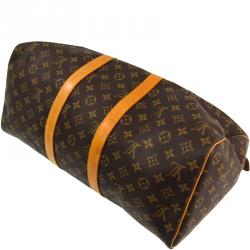 Pre Owned Louis Vuitton Monogram Canvas Keepall 45 Bag