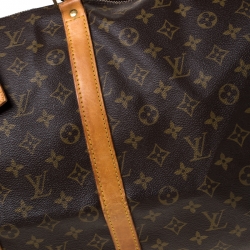 Pre Owned Louis Vuitton Monogram Canvas Keepall 55 Bag