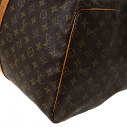 Pre Owned Louis Vuitton Monogram Canvas Keepall 55 Bag