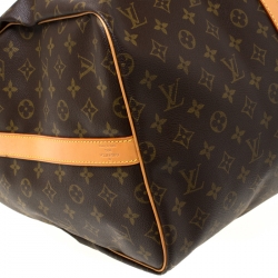 Pre Owned Louis Vuitton Monogram Canvas Keepall Bandouliere 55 Bag