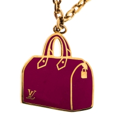 Louis Vuitton Bag Charm Speedy Chain Multicolor N1421AYS502