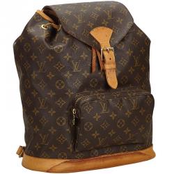 Pre Owned Louis Vuitton Monogram Montsouris Canvas GM Backpack
