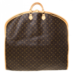 Pre Owned Louis Vuitton Monogram Canvas and Leather Garment Cover