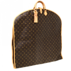 Pre Owned Louis Vuitton Monogram Canvas and Leather Garment Cover