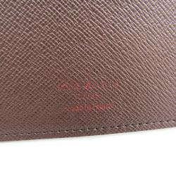 Pre Owned Louis Vuitton Damier Ebene Canvas Medium Ring Agenda Cover