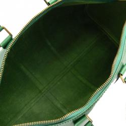 مملوكة مسبقًا حقيبة لوي فيتون كيبال 45 جلد أيبي أخضر