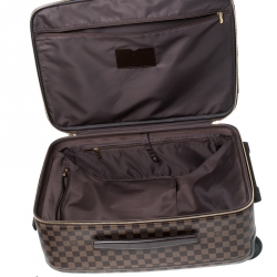 Pre Owned Louis Vuitton Damier Ebene Canvas Business Pegase Legere 55 Luggage Bag