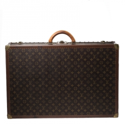 Pre Owned Louis Vuitton Monogram Canvas Alzer 70 Luggage Trunk