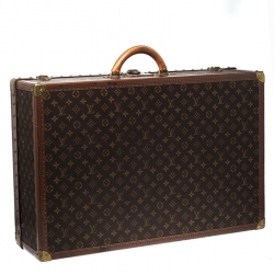 Pre Owned Louis Vuitton Monogram Canvas Alzer 70 Luggage Trunk