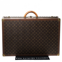 Pre Owned Louis Vuitton Monogram Canvas Alzer 70 Luggage Trunk