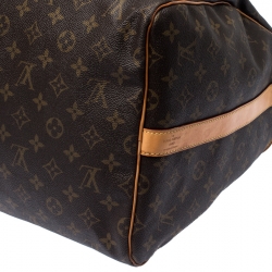 Pre Owned Louis Vuitton Monogram Canvas Keepall Bandouliere 55 Bag
