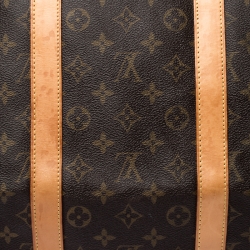 Pre Owned Louis Vuitton Monogram Canvas Keepall Bandouliere 55 Bag