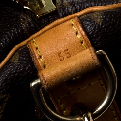 Pre Owned Louis Vuitton Monogram Canvas Keepall Bandouliere 55 Bag