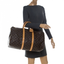 مملوكة مسبقًا Louis Vuitton Monogram Canvas Keepall 50 Bag