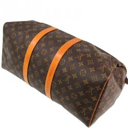 مملوكة مسبقًا Louis Vuitton Monogram Canvas Keepall 45 Bag