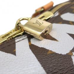 Pre Owned حقيبة يد لوي فيتون جرافيتي كييب أوول 50 كانفاس مونوجرامي