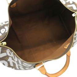 Pre Owned حقيبة يد لوي فيتون جرافيتي كييب أوول 50 كانفاس مونوجرامي