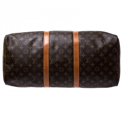 Pre Owned Louis Vuitton Monogram Canvas Keepall 50 Bag