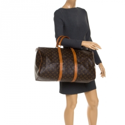 Pre Owned Louis Vuitton Monogram Canvas Keepall 50 Bag
