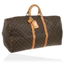 Pre Owned Louis Vuitton Monogram Keepall 60