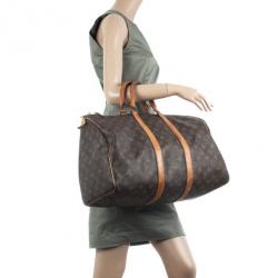Pre Owned Louis Vuitton Monogram Keepall 45