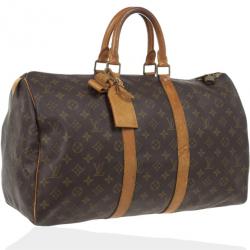 Pre Owned Louis Vuitton Monogram Keepall 45