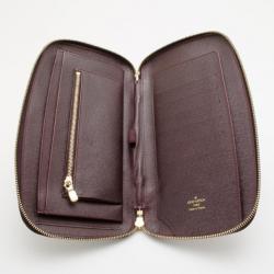 Pre Owned Louis Vuitton Burgundy Taiga Leather Atoll Travel Organizer