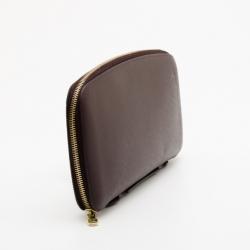 Pre Owned Louis Vuitton Burgundy Taiga Leather Atoll Travel Organizer