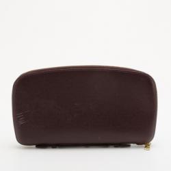 Pre Owned Louis Vuitton Burgundy Taiga Leather Atoll Travel Organizer