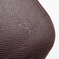 Pre Owned Louis Vuitton Burgundy Taiga Leather Atoll Travel Organizer