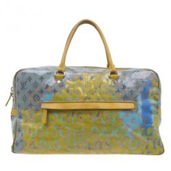 Pre Owned Louis Vuitton Multicolored Monogram Limited Edition Pulp Weekender GM