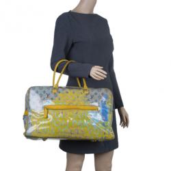 Pre Owned Louis Vuitton Multicolored Monogram Limited Edition Pulp Weekender GM