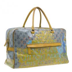 Pre Owned Louis Vuitton Multicolored Monogram Limited Edition Pulp Weekender GM
