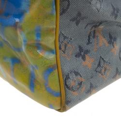 Pre Owned Louis Vuitton Multicolored Monogram Limited Edition Pulp Weekender GM