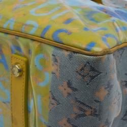 Pre Owned Louis Vuitton Multicolored Monogram Limited Edition Pulp Weekender GM