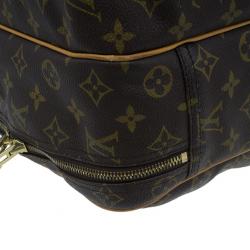 Pre Owned Louis Vuitton Monogram Canvas Alize 2 Poches Travel Bag