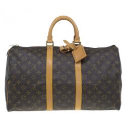 Pre Owned Louis Vuitton Monogram Canvas Keepall 45