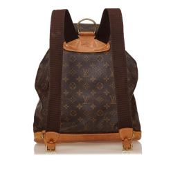 Pre Owned Louis Vuitton Monogram Canvas Montsouris Backback GM