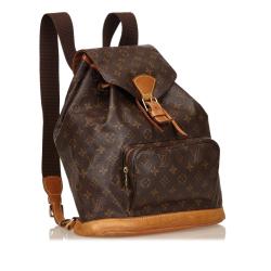 Pre Owned Louis Vuitton Monogram Canvas Montsouris Backback GM