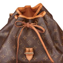 Pre Owned Louis Vuitton Monogram Canvas Montsouris Backback GM