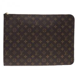 Pre Owned Louis Vuitton Monogram Poche Documents Portfolio Case