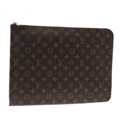 Pre Owned Louis Vuitton Monogram Poche Documents Portfolio Case