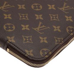 Pre Owned Louis Vuitton Monogram Poche Documents Portfolio Case
