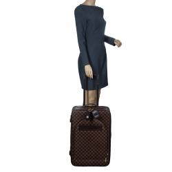 Pre Owned Louis Vuitton Damier Ebene Canvas Pegase 55 Suitcase 