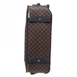 Pre Owned Louis Vuitton Damier Ebene Canvas Pegase 55 Suitcase 
